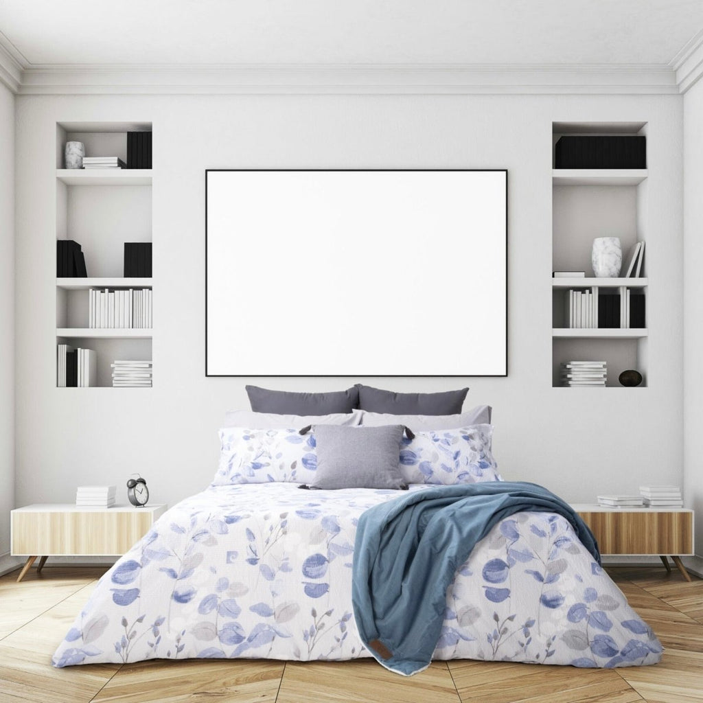 3PC Pierre Cardin Microfibre Duvet Cover Set - Kaylee Leaf - Home Phase