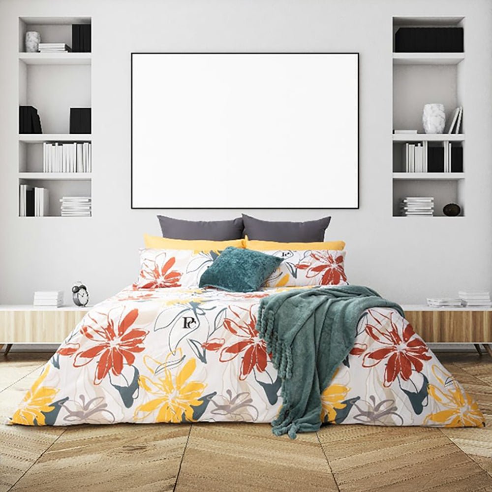 3PC Pierre Cardin Microfibre Duvet Cover Set - Leiya - Home Phase