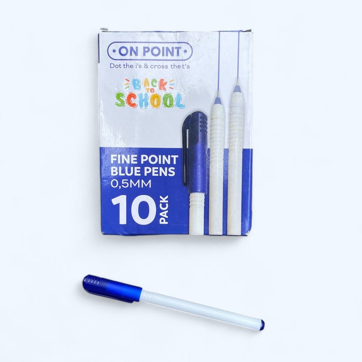 Fine Point Blue Pens - Pack of 10 – Home Phase