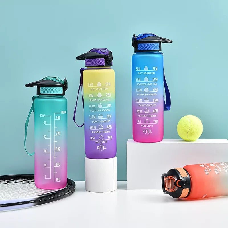 1 L Motivational Time Marker Bottle - Style Phase Home