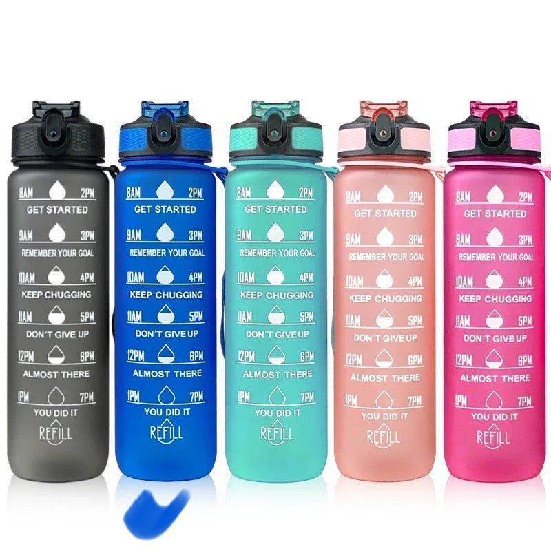 1 L Motivational Time Marker Bottle - Style Phase Home