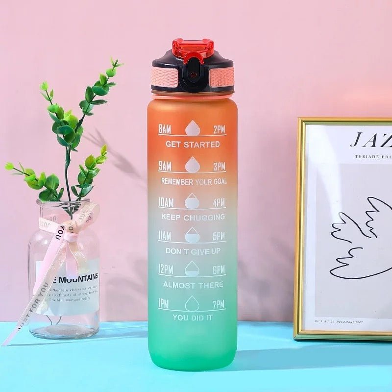 1 L Motivational Time Marker Bottle - Style Phase Home