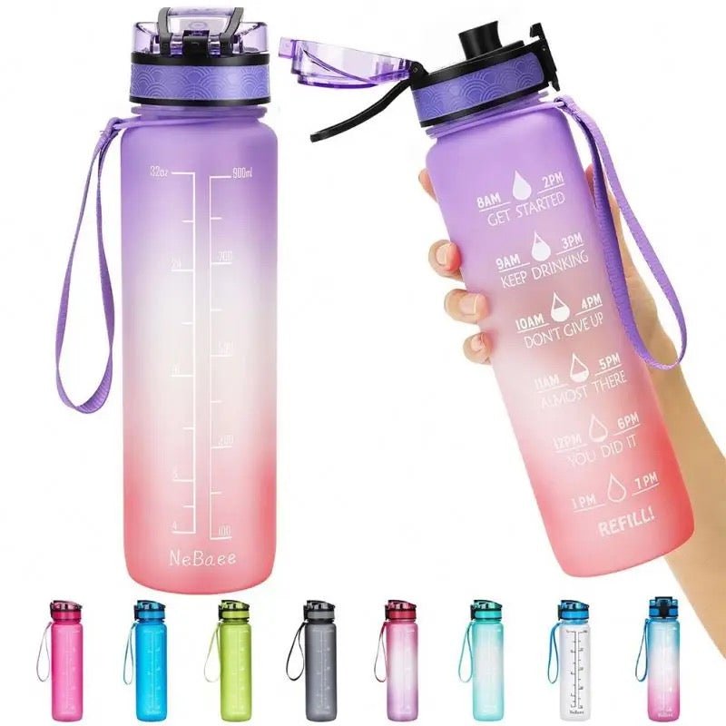 1 L Motivational Time Marker Bottle - Style Phase Home