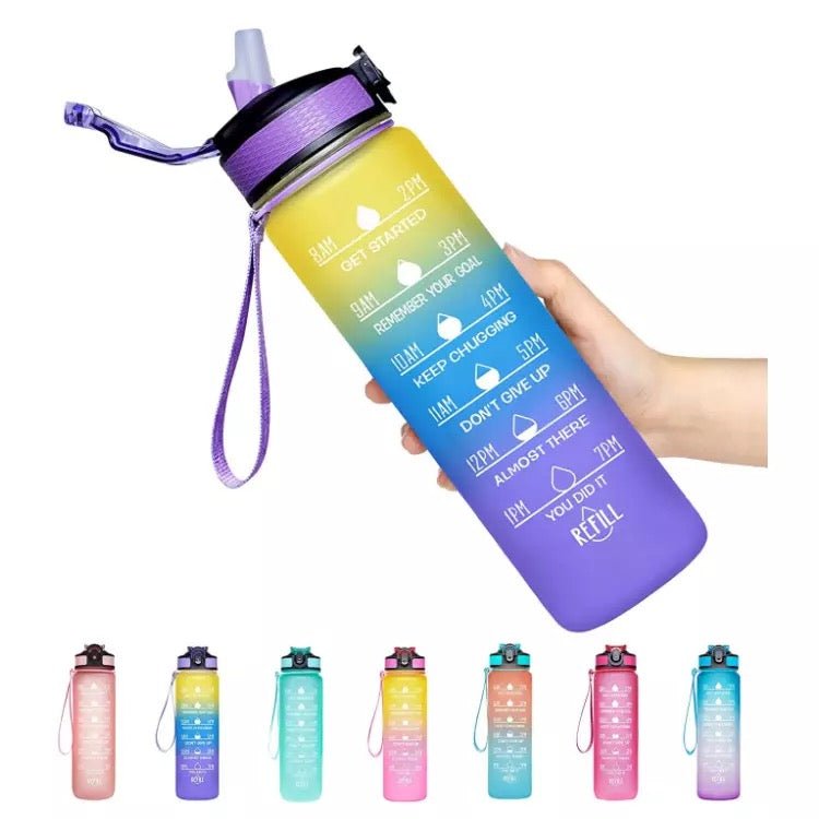 1 L Motivational Time Marker Bottle - Style Phase Home