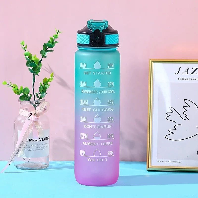 1 L Motivational Time Marker Bottle - Style Phase Home
