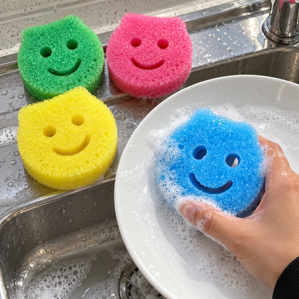 Scrub Hard & Soft Cleaning Sponge