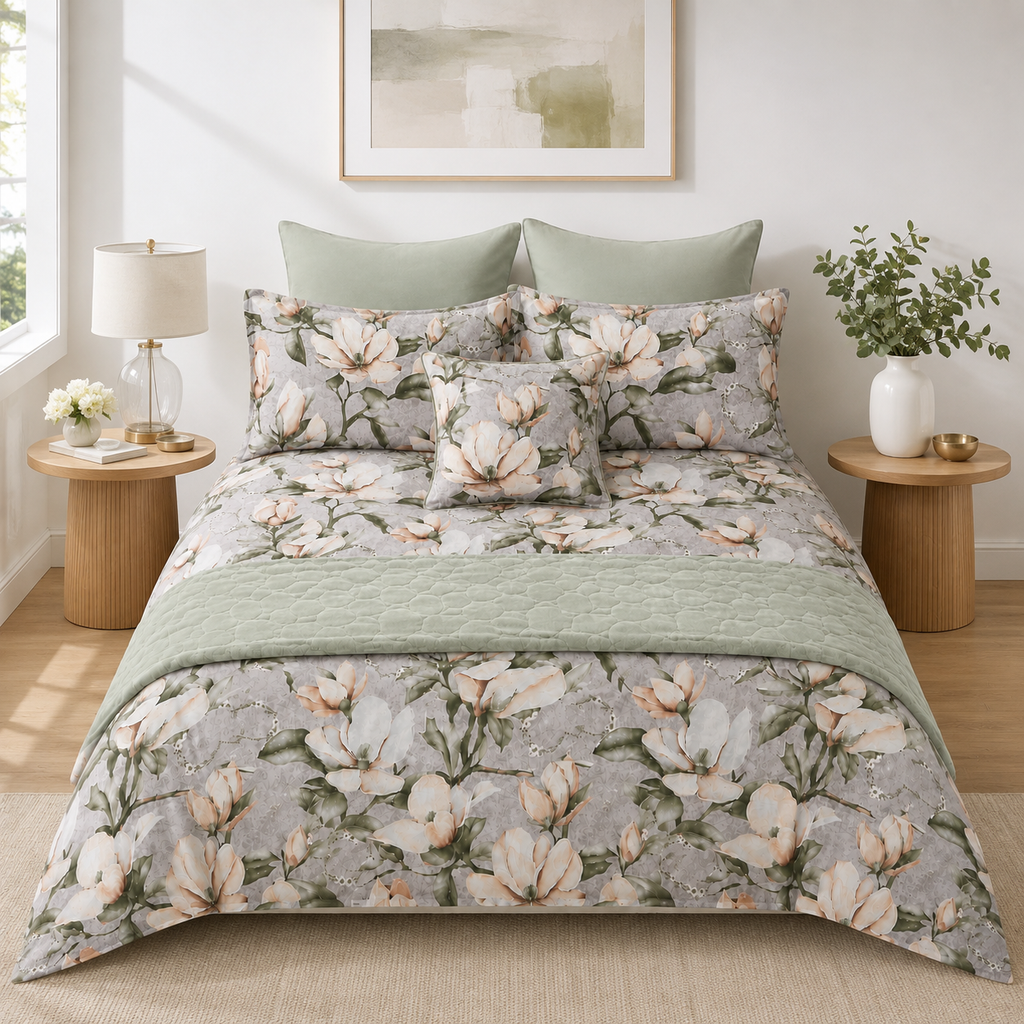 8PC Comforter Bale Set - Comforter,Fitted Sheet & Pillowcases