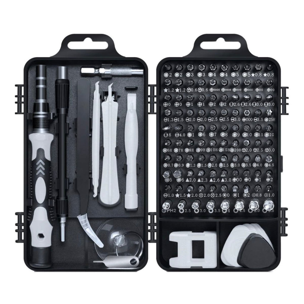 115 in 1 Multipurpose Magnetic Precision Screwdriver, Bits & Tool Kit - Style Phase Home