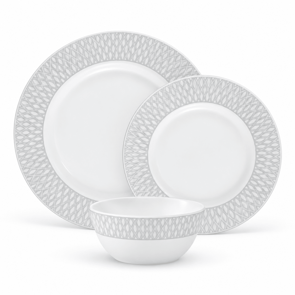12 PC La Opala Velvet Collection Dinner Set - Home Phase
