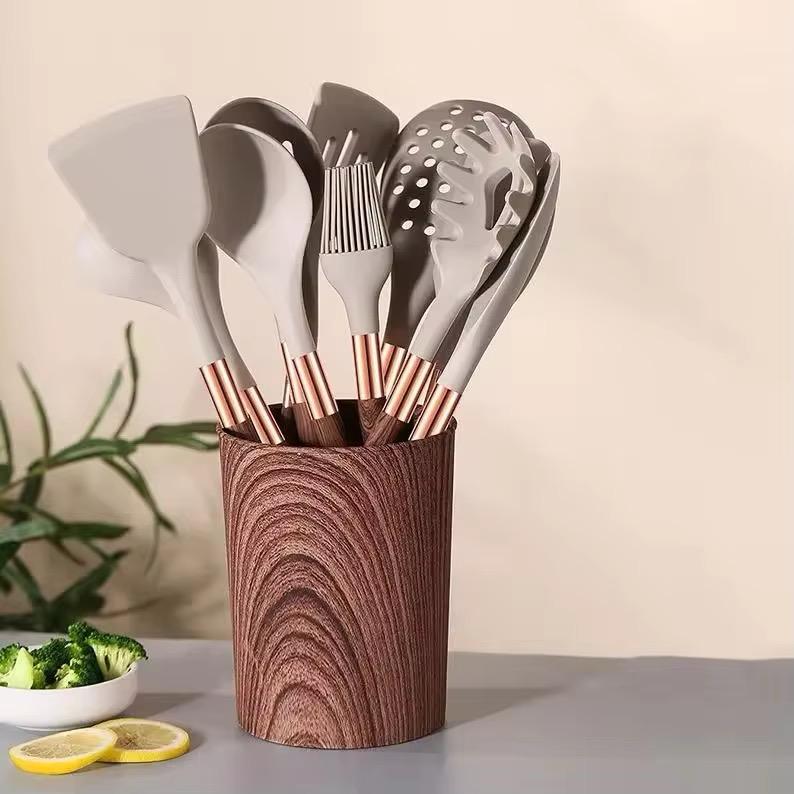12 PC Lux Silicone Utensil Set - Home Phase