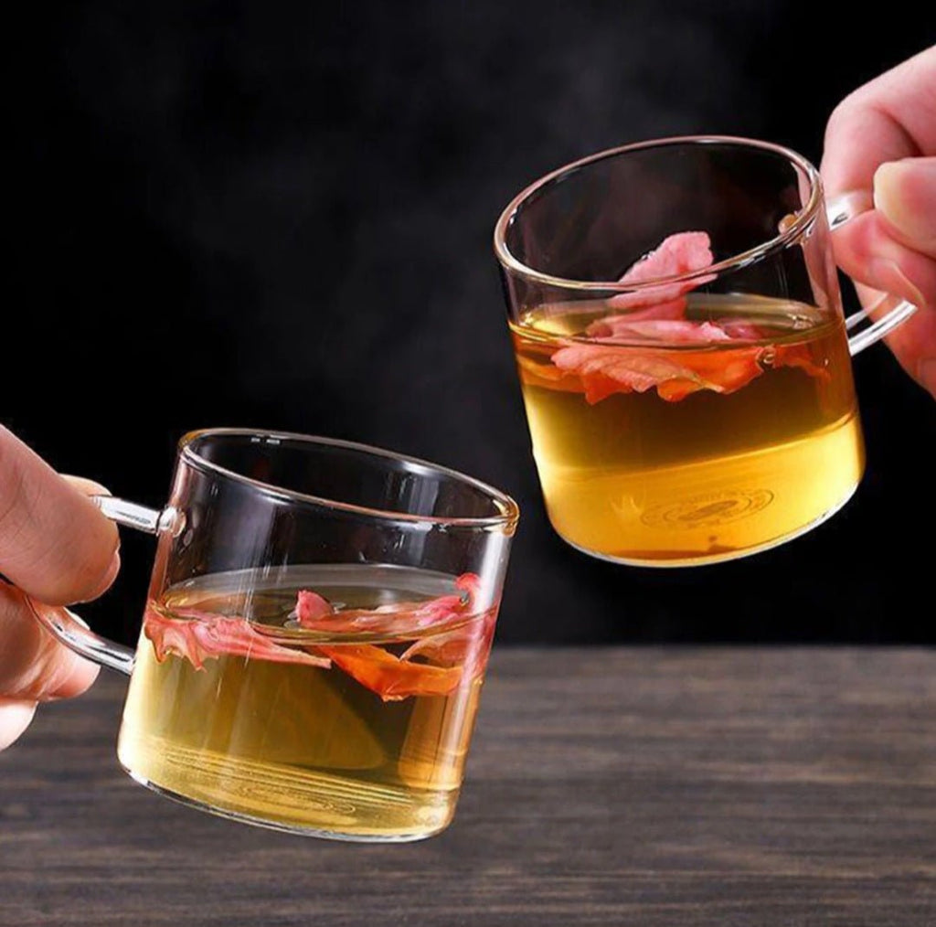 12 PC Mini Glass Mugs - Home Phase