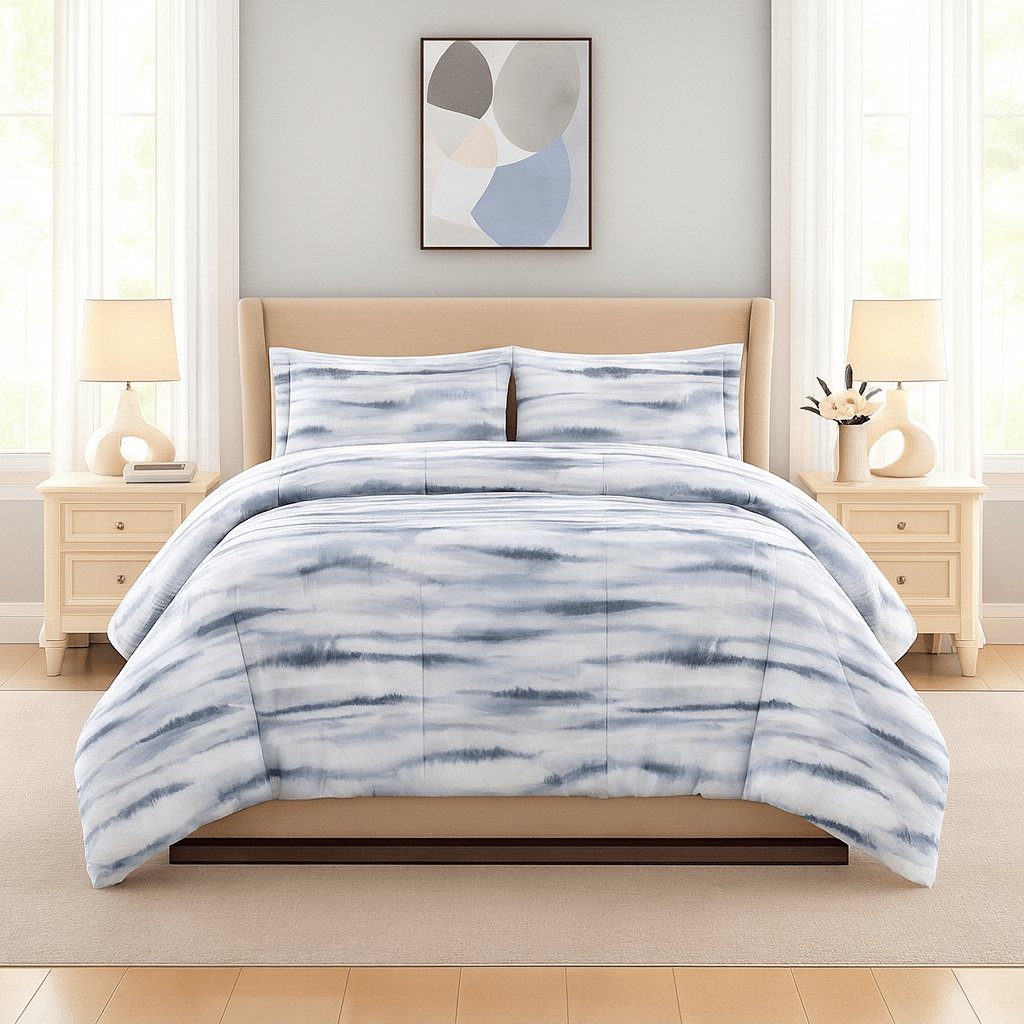 144TC Polycotton Percale Duvet Cover Set - Luno - Home Phase