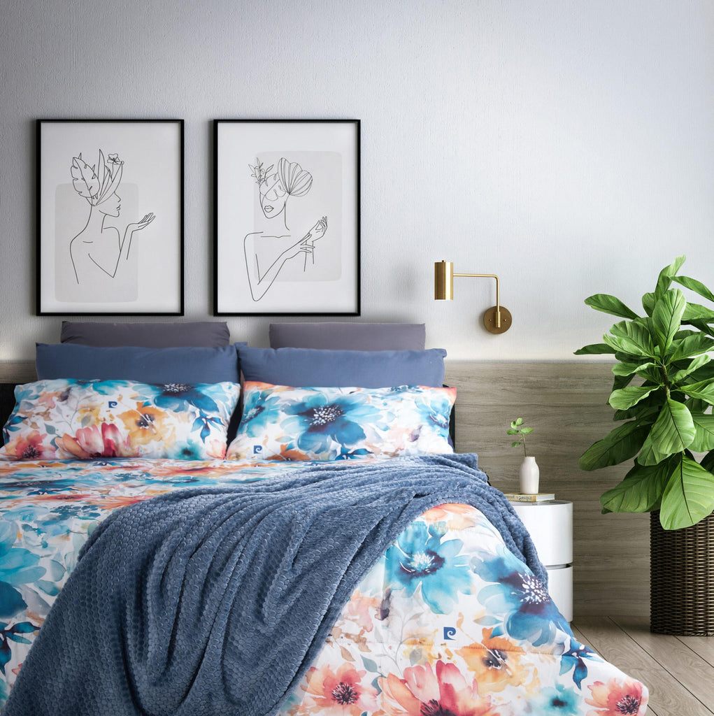 3PC Pierre Cardin Comforter Set - Reniley Floral