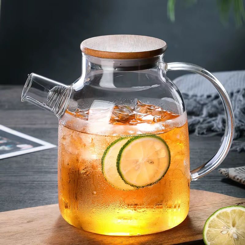 1.8L Borosilicate Glass Tea Pot - Home Phase