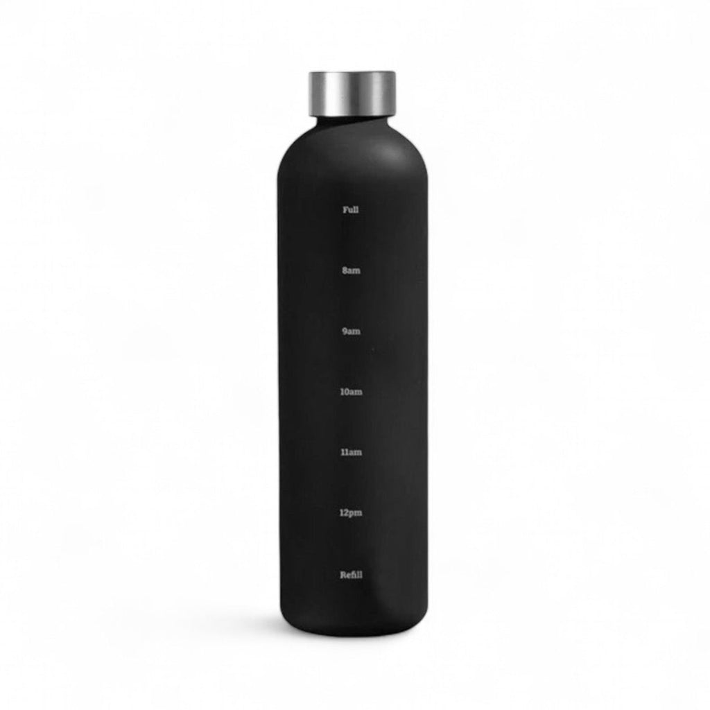 1L Time Marker Frosted Water Bottle - Style Phase Home