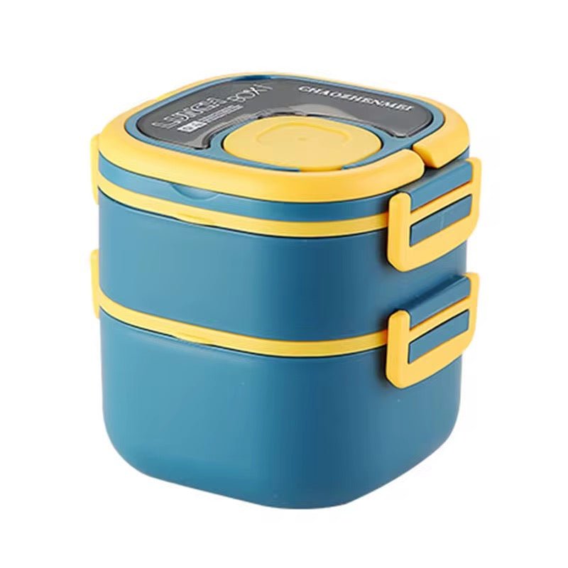 2 Layer Bento Square Lunch Box - 1320 ml - Style Phase Home