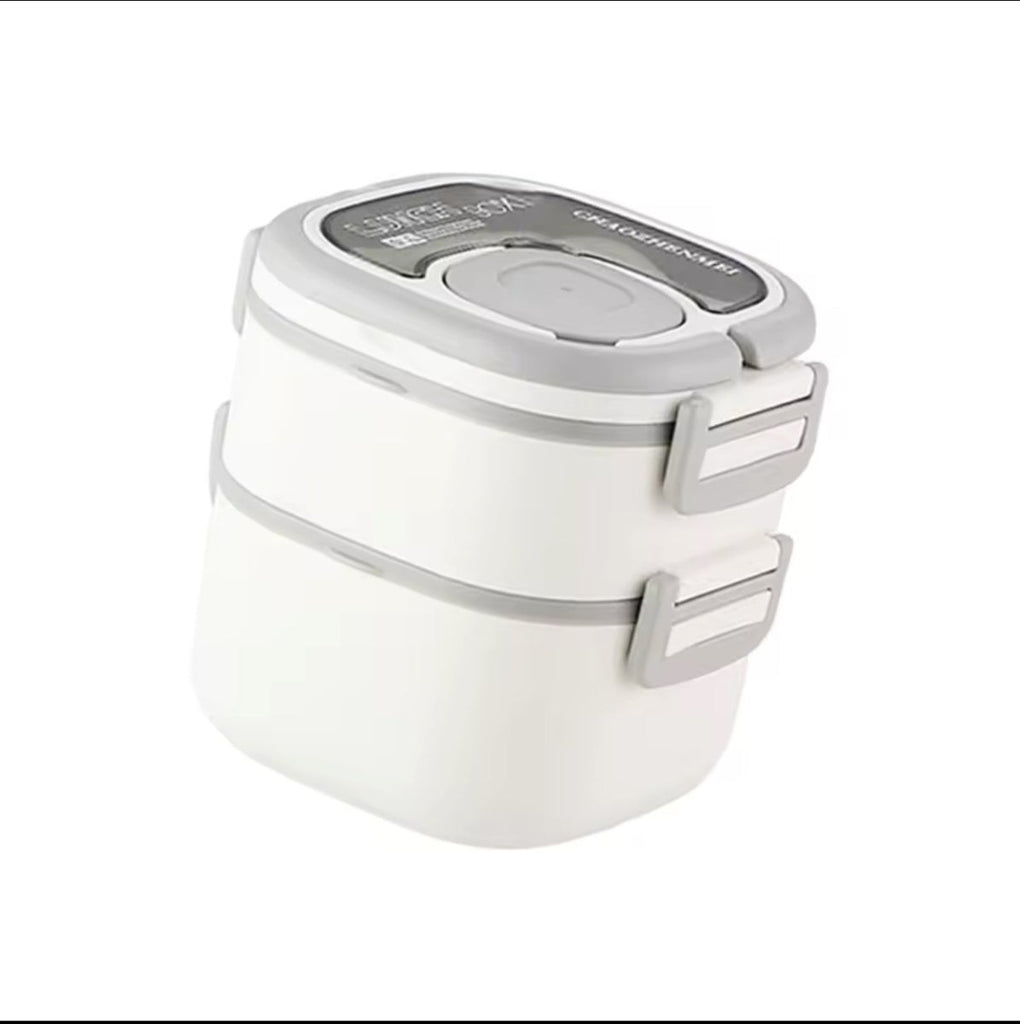 2 Layer Bento Square Lunch Box - 1320 ml - Style Phase Home