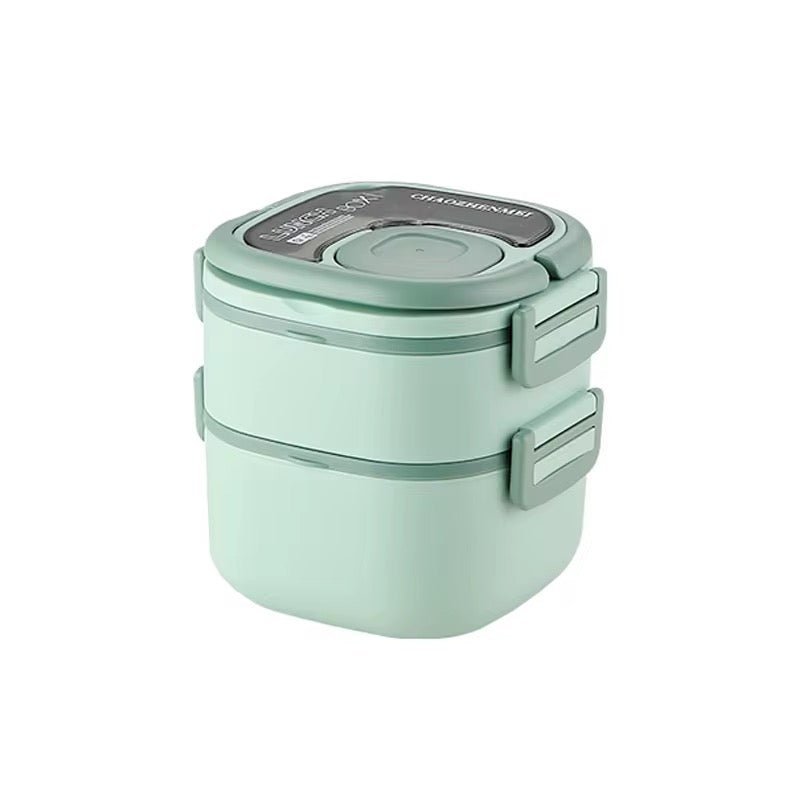 2 Layer Bento Square Lunch Box - 1320 ml - Style Phase Home