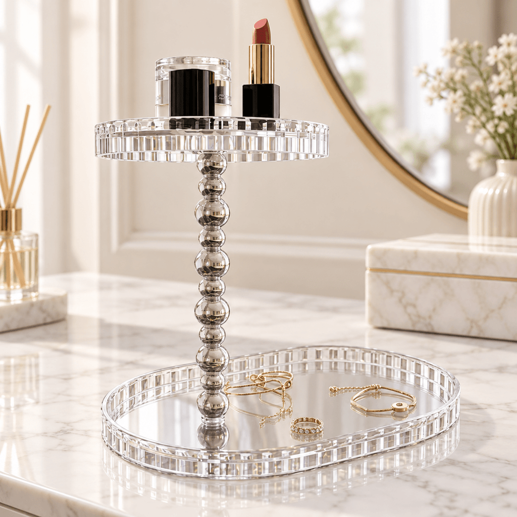 2-Tier Acrylic Vanity and Jewellery Organiser - Home Phase