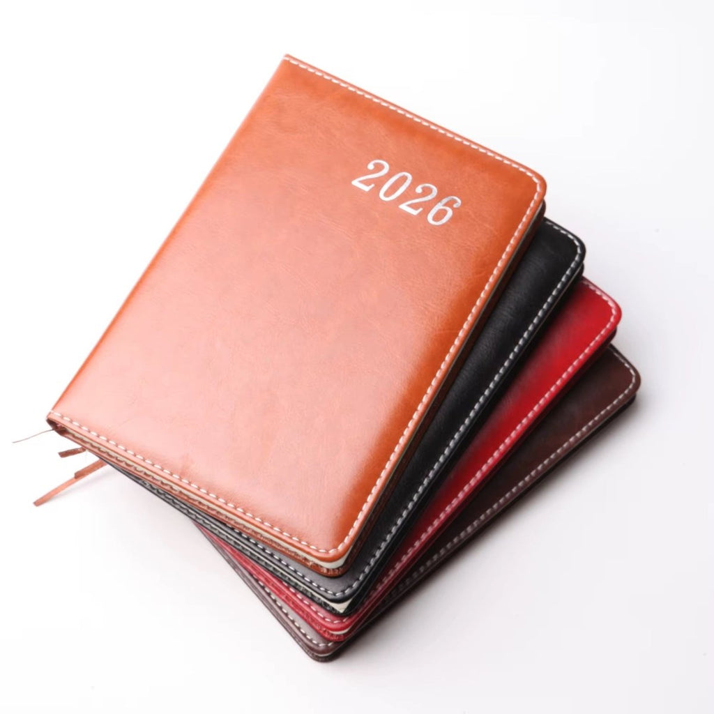 2026 A5 Faux Leather Diary - Home Phase