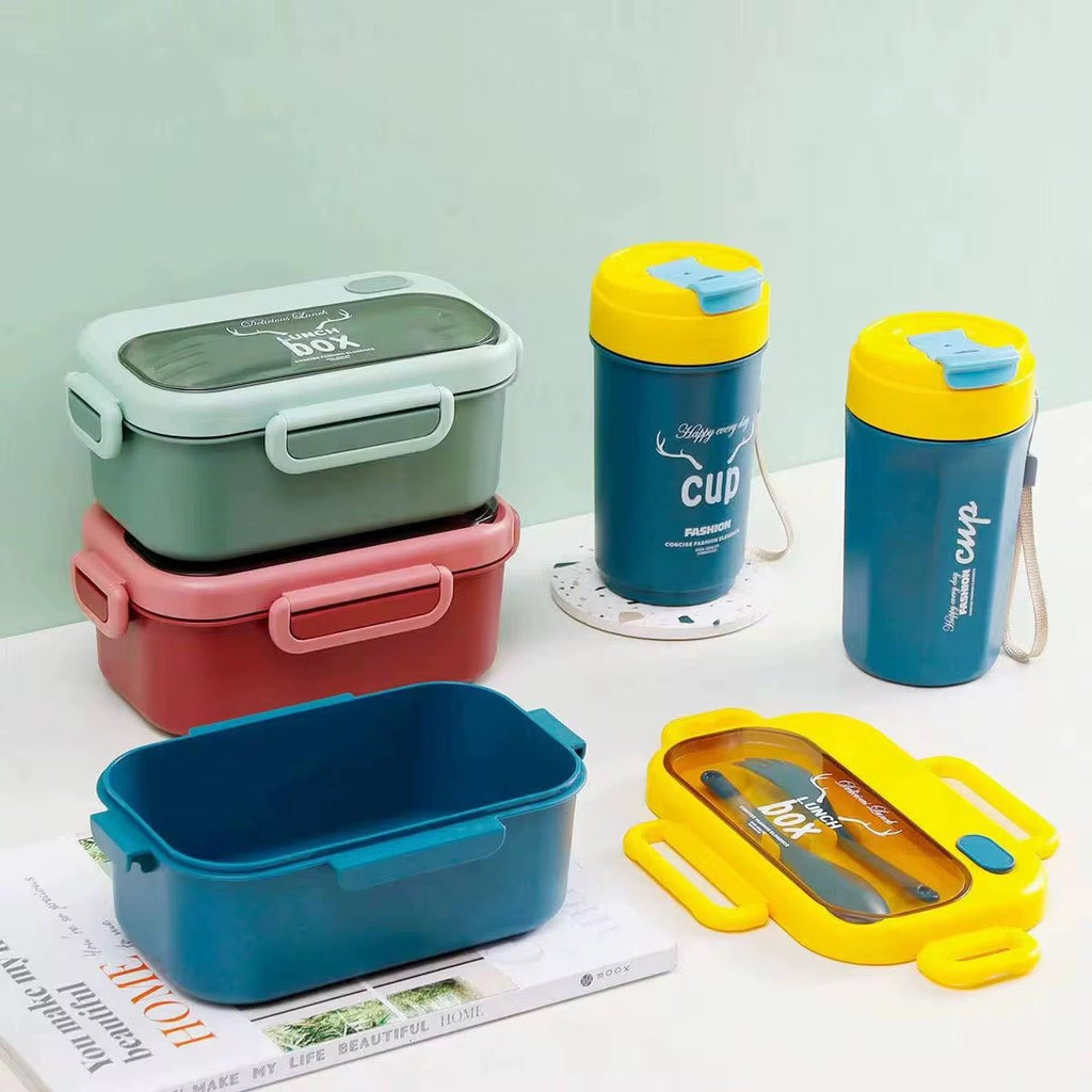 2PC Bento Lunch Box & Bottle Set - Home Phase