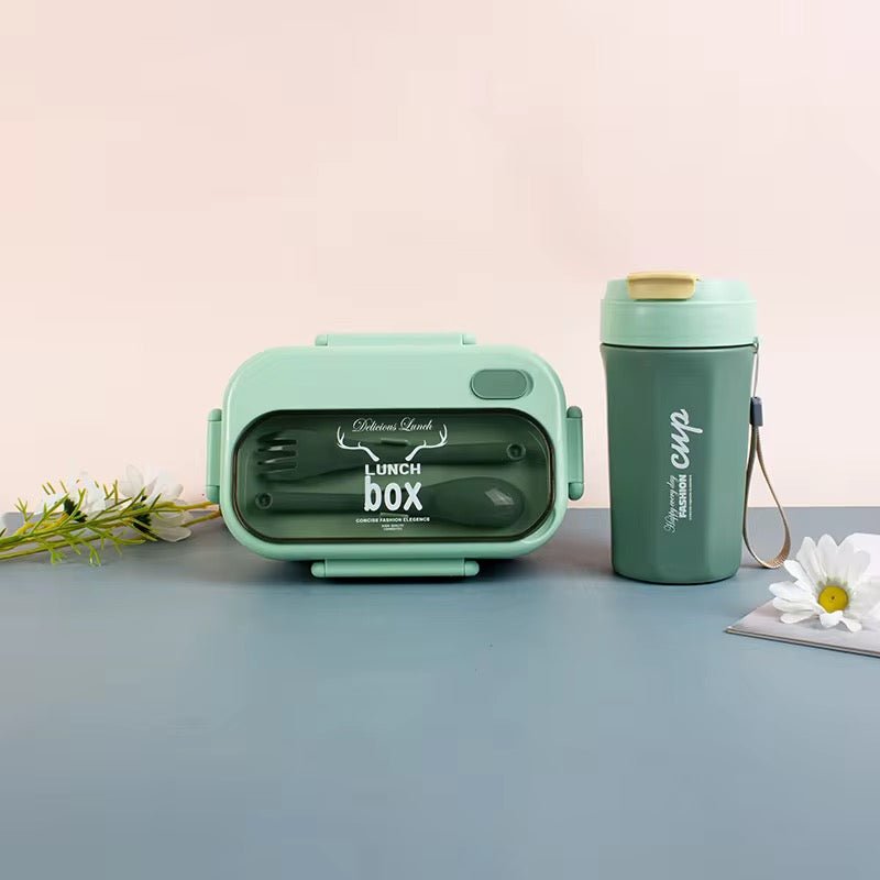 2PC Bento Lunch Box & Bottle Set - Home Phase