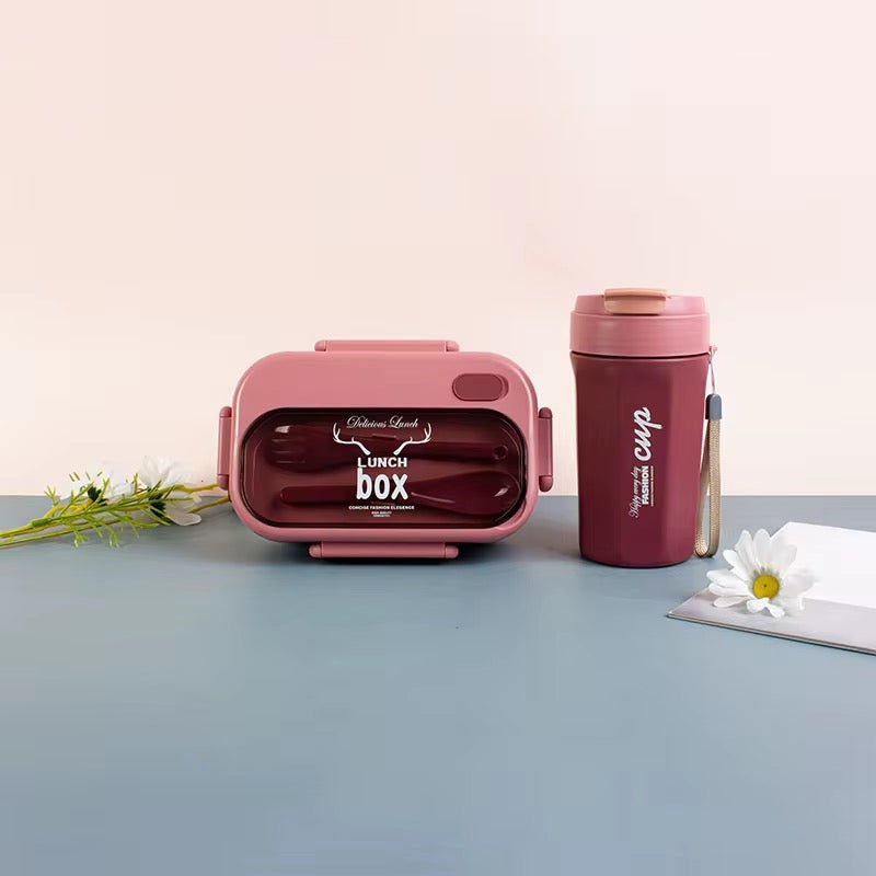 2PC Bento Lunch Box & Bottle Set - Home Phase