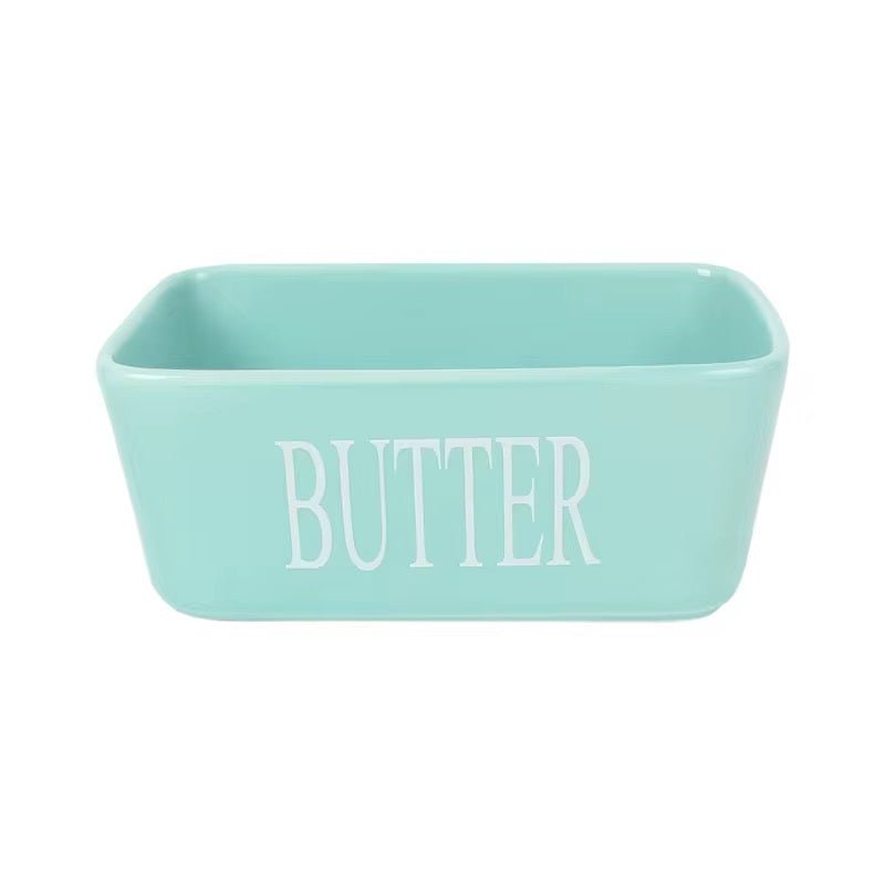 2PC Ceramic Butter Dish With Butter Knife - Home Phase