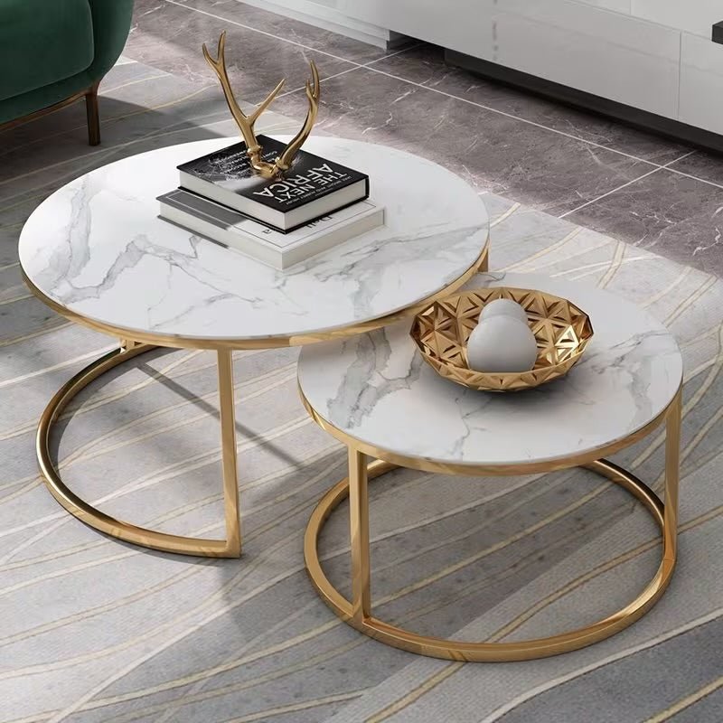 2PC Modern Nesting Coffee Table Set - Home Phase