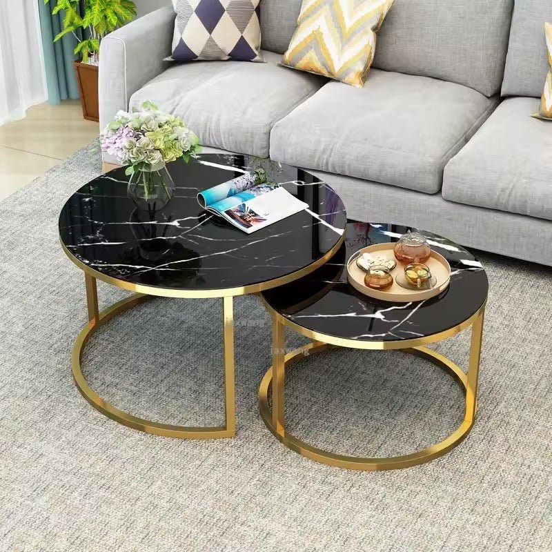 2PC Modern Nesting Coffee Table Set - Home Phase