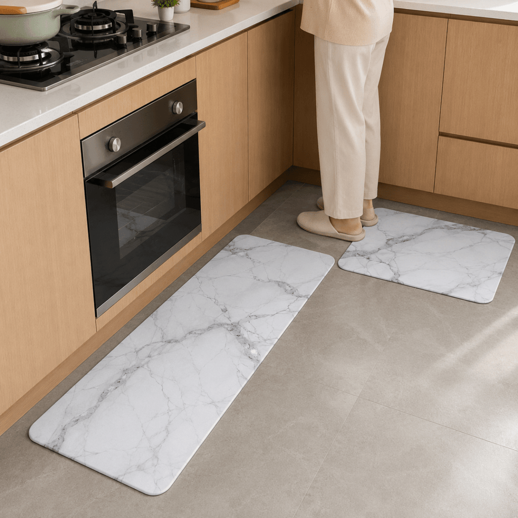 2PC Rubber Non-Slip Kitchen Mat Set - Home Phase