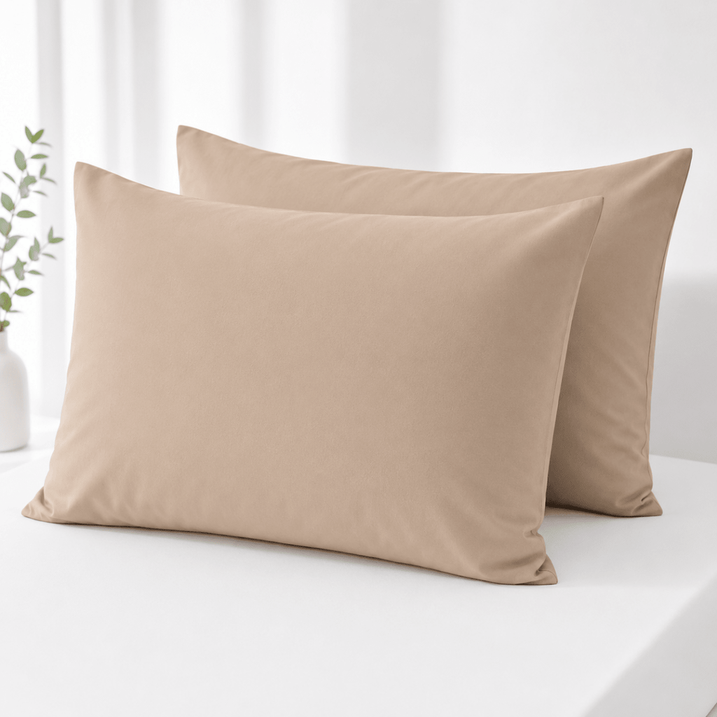2PC Tela Milano Standard Microfibre Pillowcase - 45 x 70 cm - Home Phase
