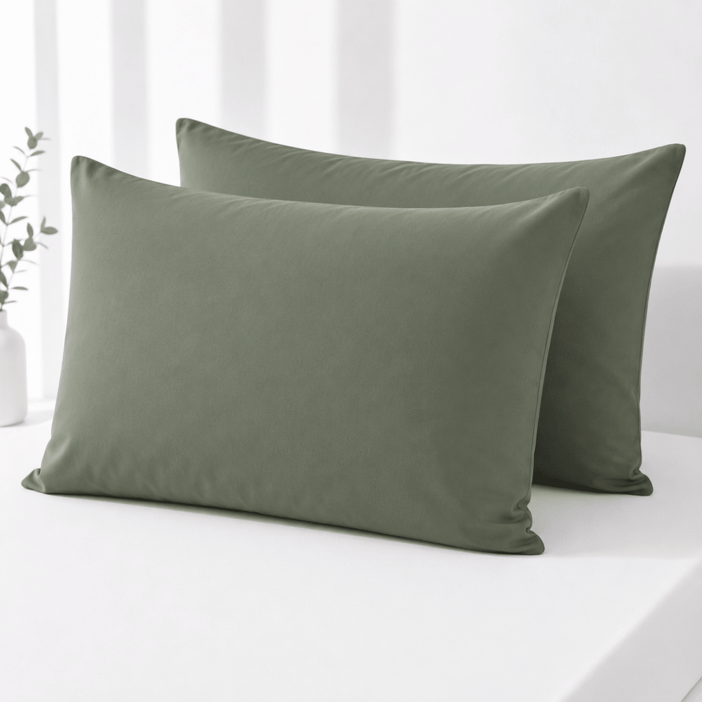 2PC Tela Milano Standard Microfibre Pillowcase - 45 x 70 cm - Home Phase