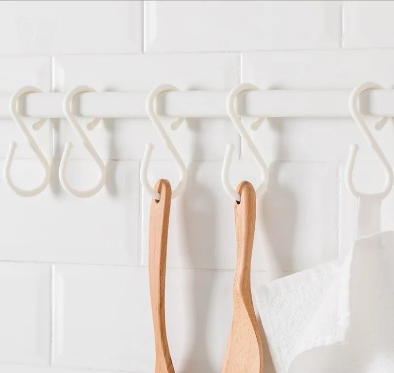 3 Pack Bathlux S - Shaped Storage Hook - 4.9 cm (Medium) - Style Phase Home