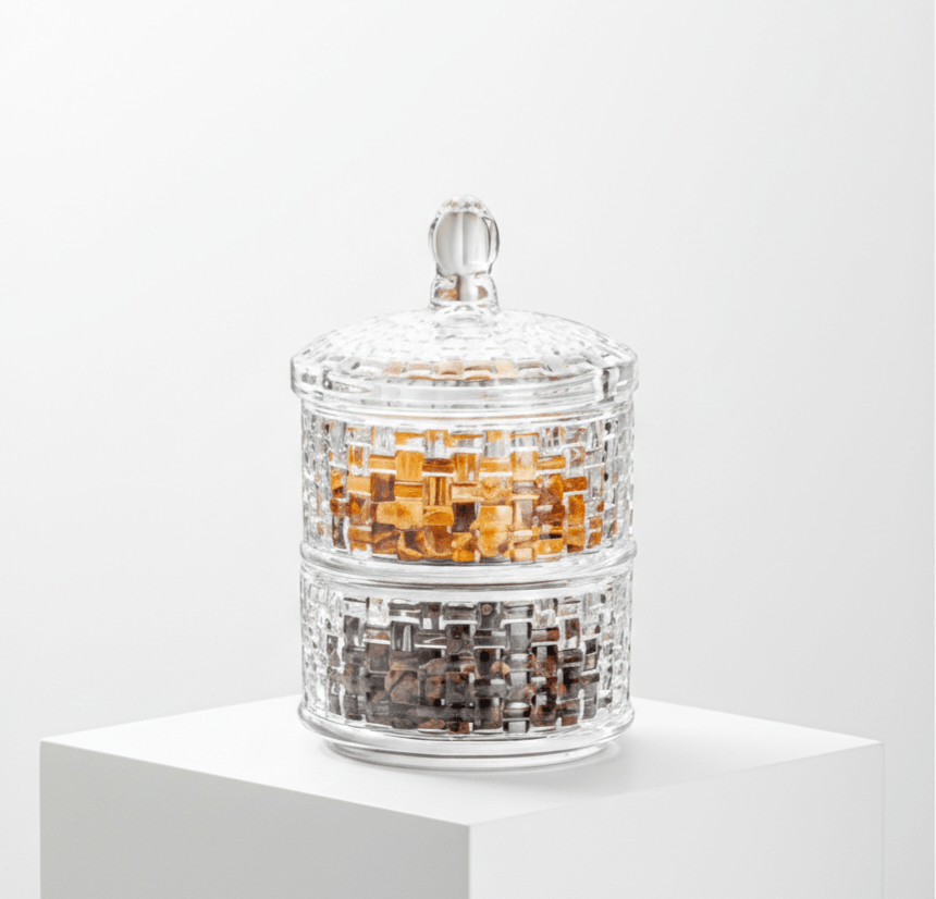 3 PC 2 - Tier Candy Jar - Home Phase
