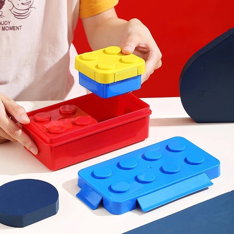 3 PC Blocks Lunch Container - Style Phase Home