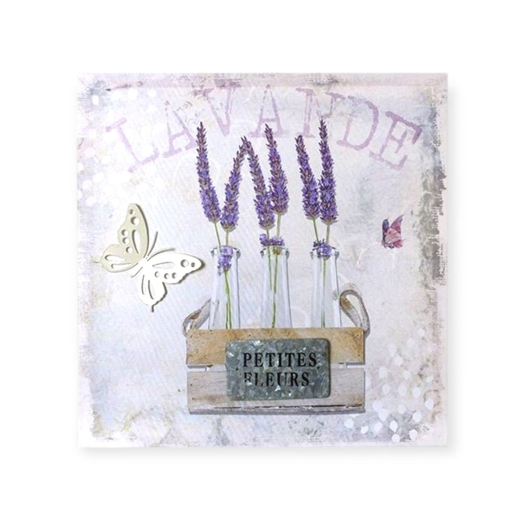 3D Lavender Canvas Frame - 40 x 40 cm - Style Phase Home