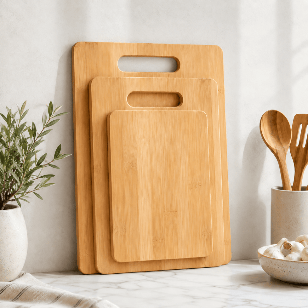 3PC Bamboo Chopping Board Set - Home Phase