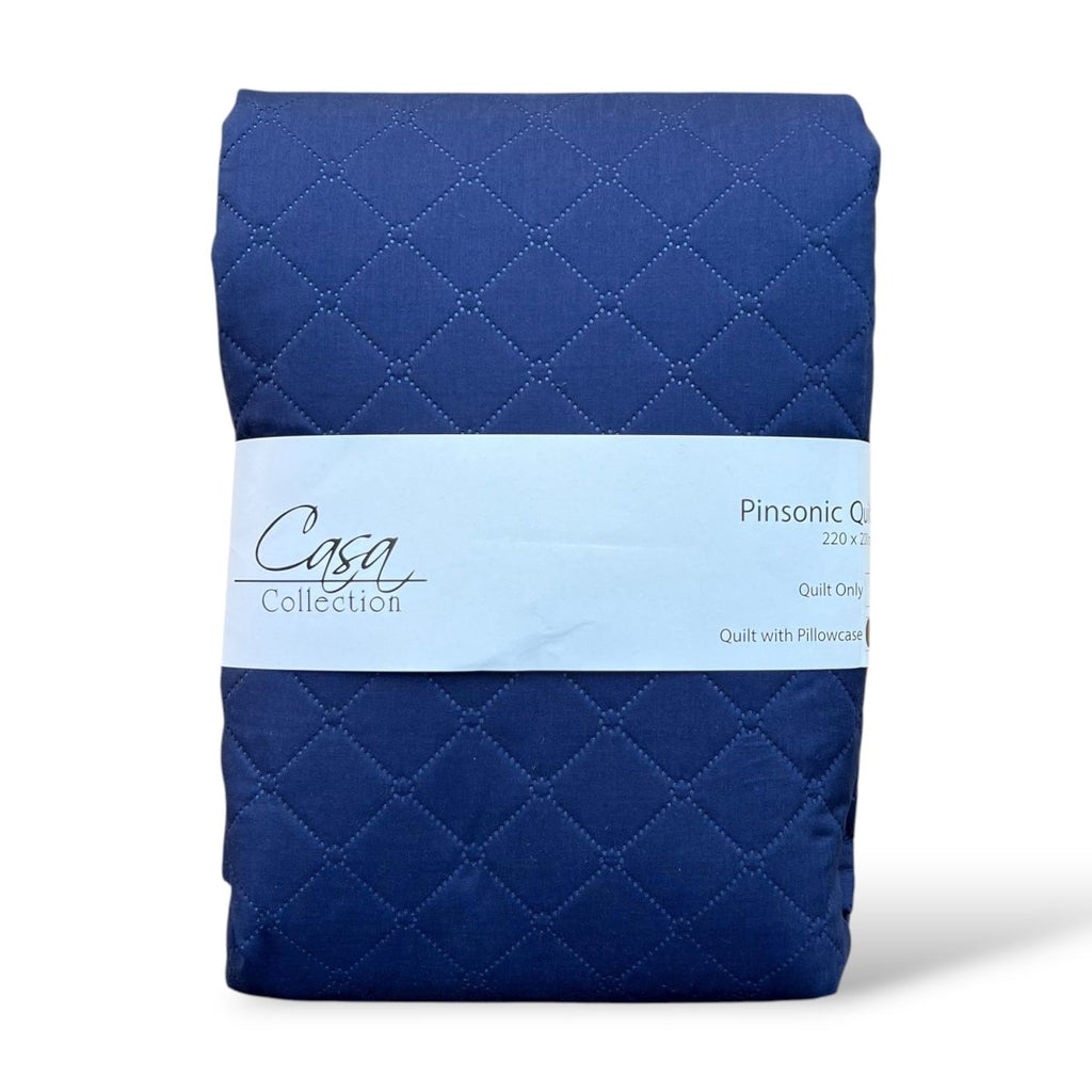 3PC Casa Polycotton Quilt Set - 220 x 200 cm - Queen - Home Phase