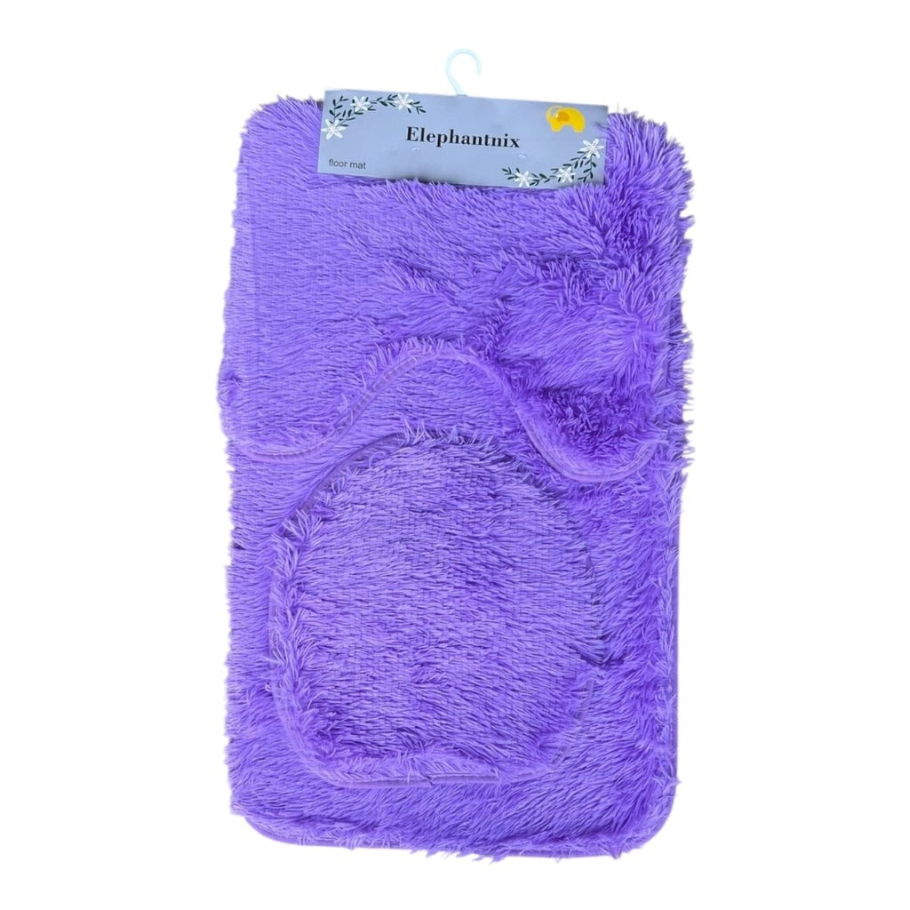 3PC Fluffy Bath Mat Set - 50 x 80 cm - Home Phase