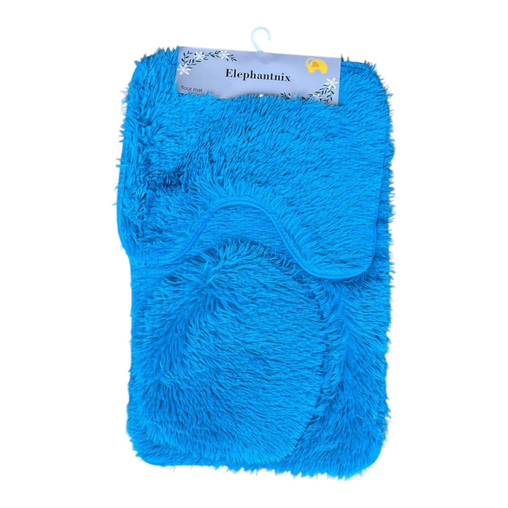 3PC Fluffy Bath Mat Set - 50 x 80 cm - Home Phase
