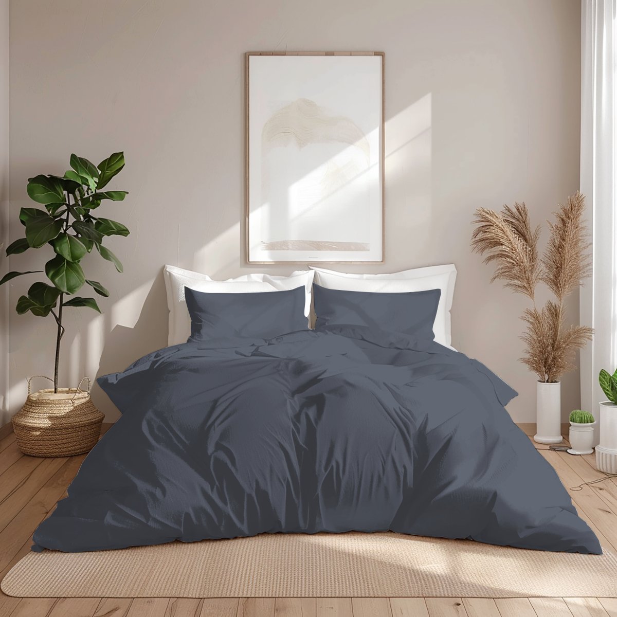 Cover Set Bluecore 3PC Horrockses 180TC Polycotton Duvet Cover Set - Blue Slate – Home Phase