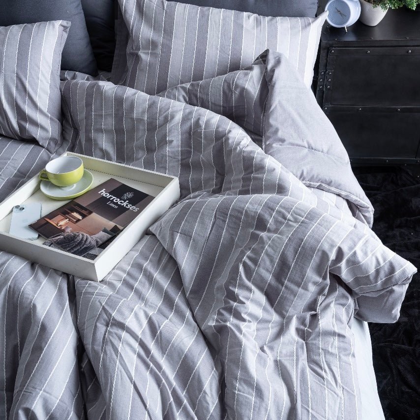3PC Horrockses Chambray Comforter Set - 240 x 240 cm - King XL - Home Phase