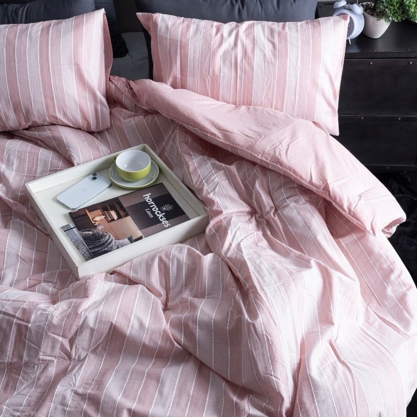 3PC Horrockses Chambray Comforter Set - 240 x 240 cm - King XL - Home Phase