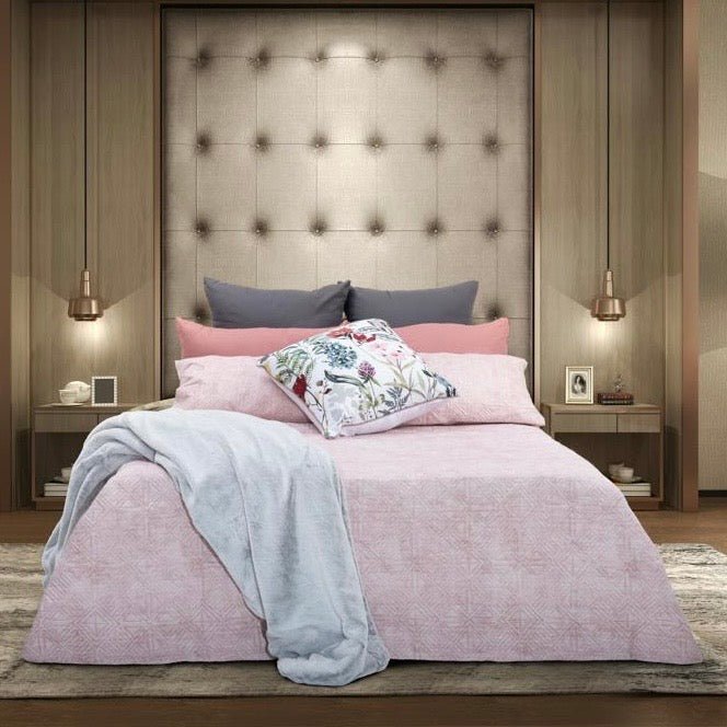 3PC Horrockses Textured Quilt Set - 240 x 260 cm - California King - Home Phase