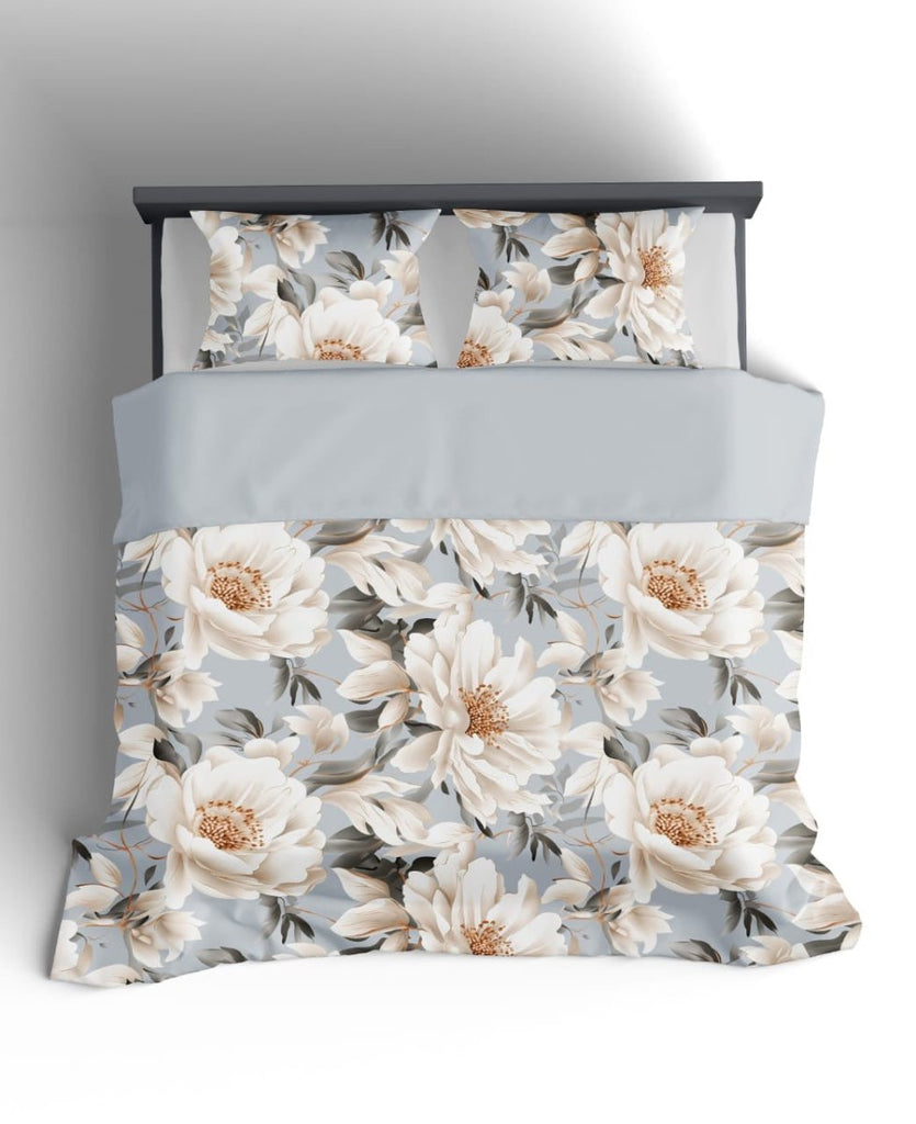 3PC KingsRest Comforter Set - Blue Floral - Queen - Home Phase