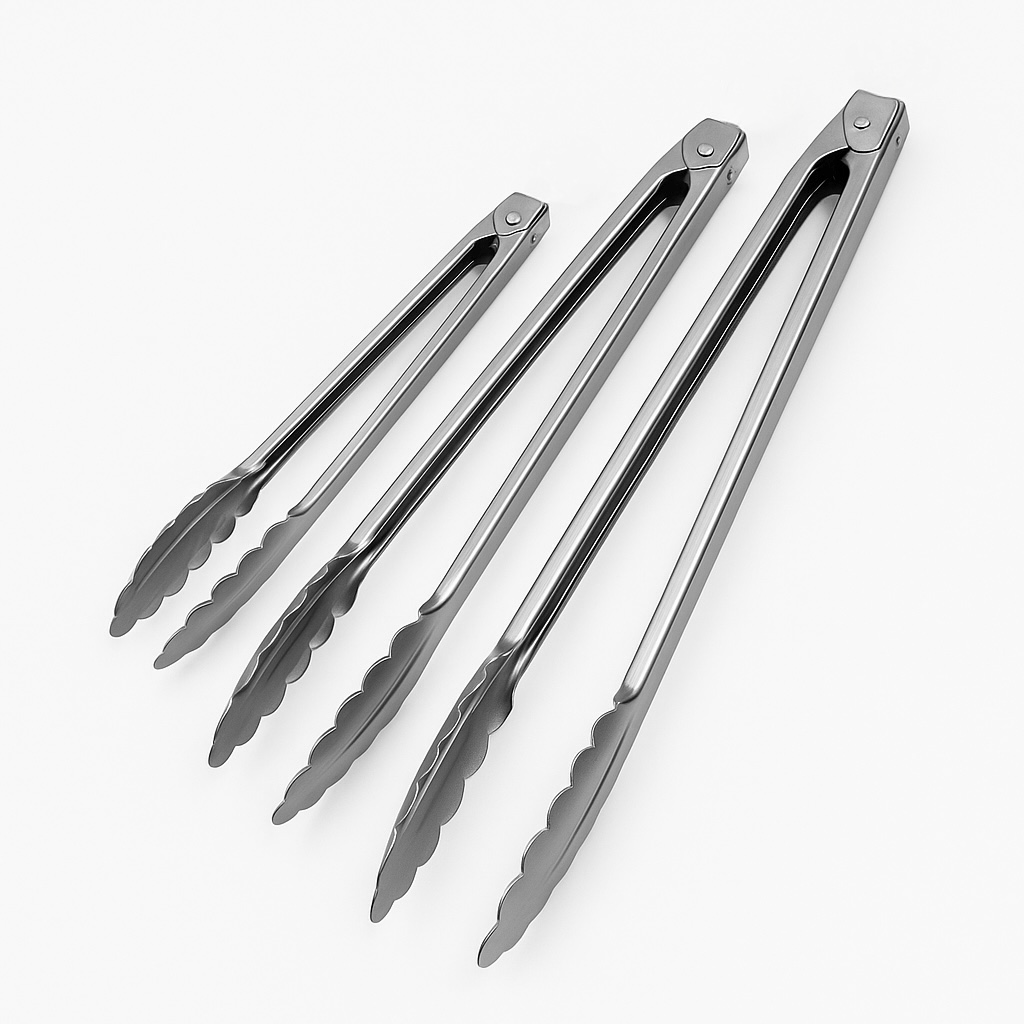 3PC Lightweight Stainless Steel Tong Set - Home Phase