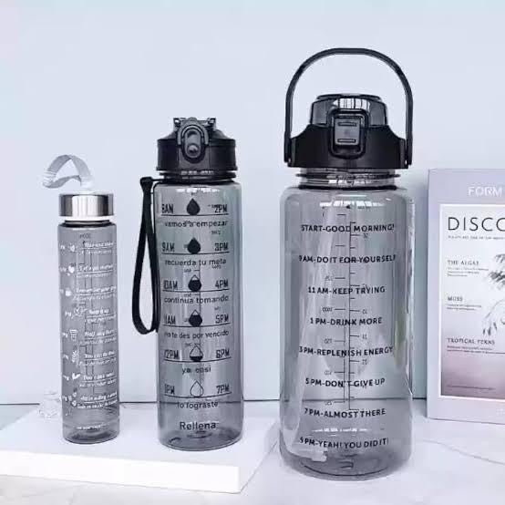 3PC Motivational Bottle Set - Home Phase