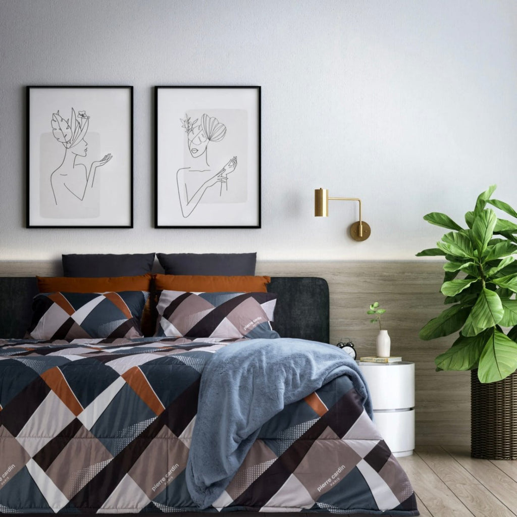 3PC Pierre Cardin Comforter - Altair Geo - Home Phase