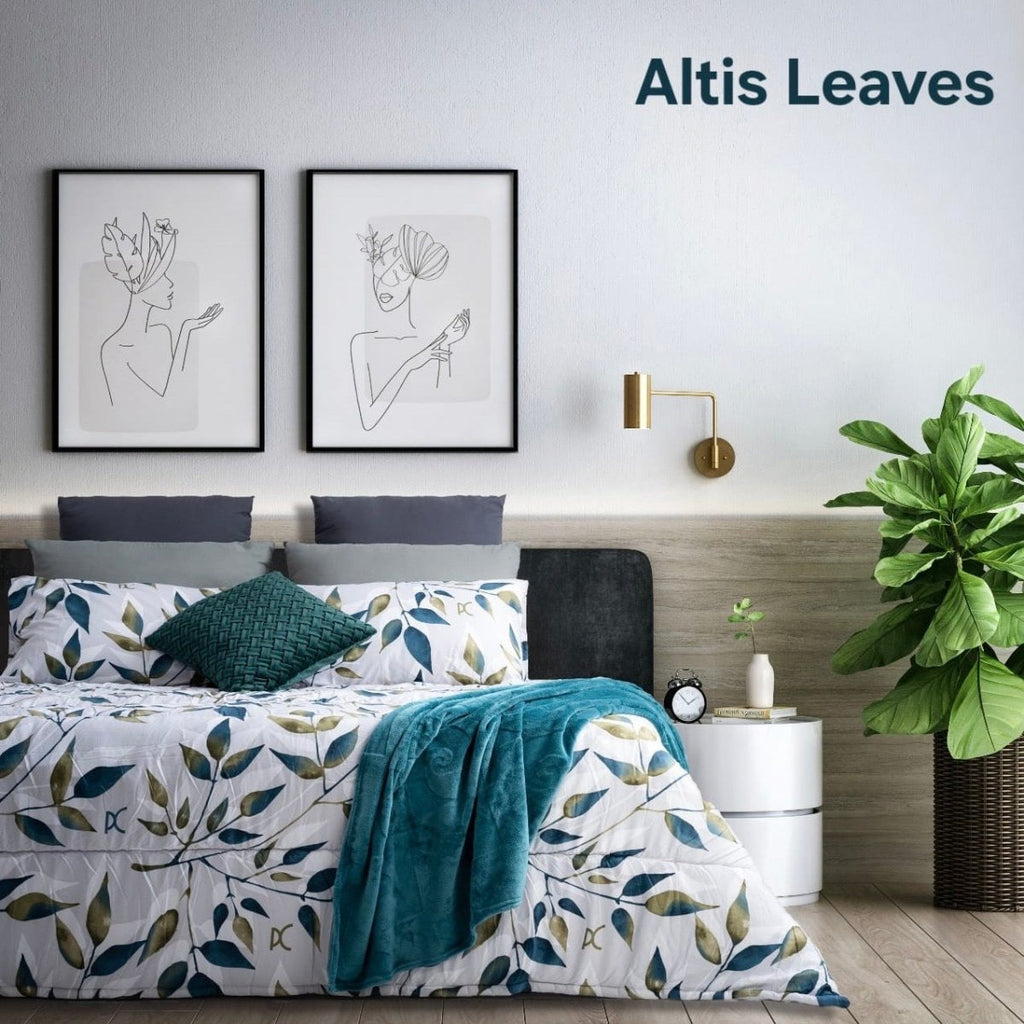 3PC Pierre Cardin Comforter - Altis Leaves - Style Phase Home